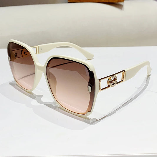 Fashion Oversized Square Sunglasses Women Luxury Brand Sun Glasses Vintage Sun Glasses Female Shades Outdoor Eyeglasses