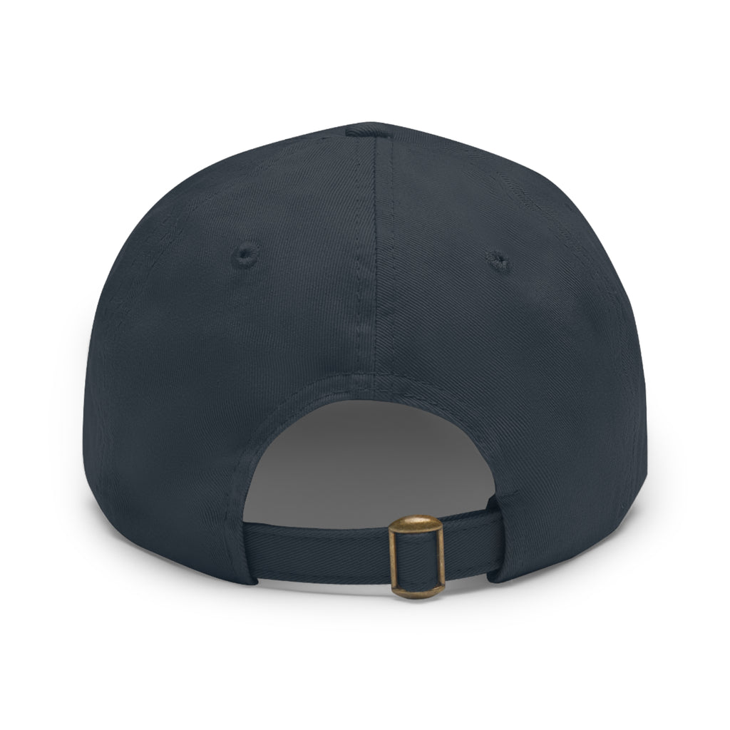 Duxpin | Leather Patch Dad Hat — Duxpin Classic Gold Logo Cap