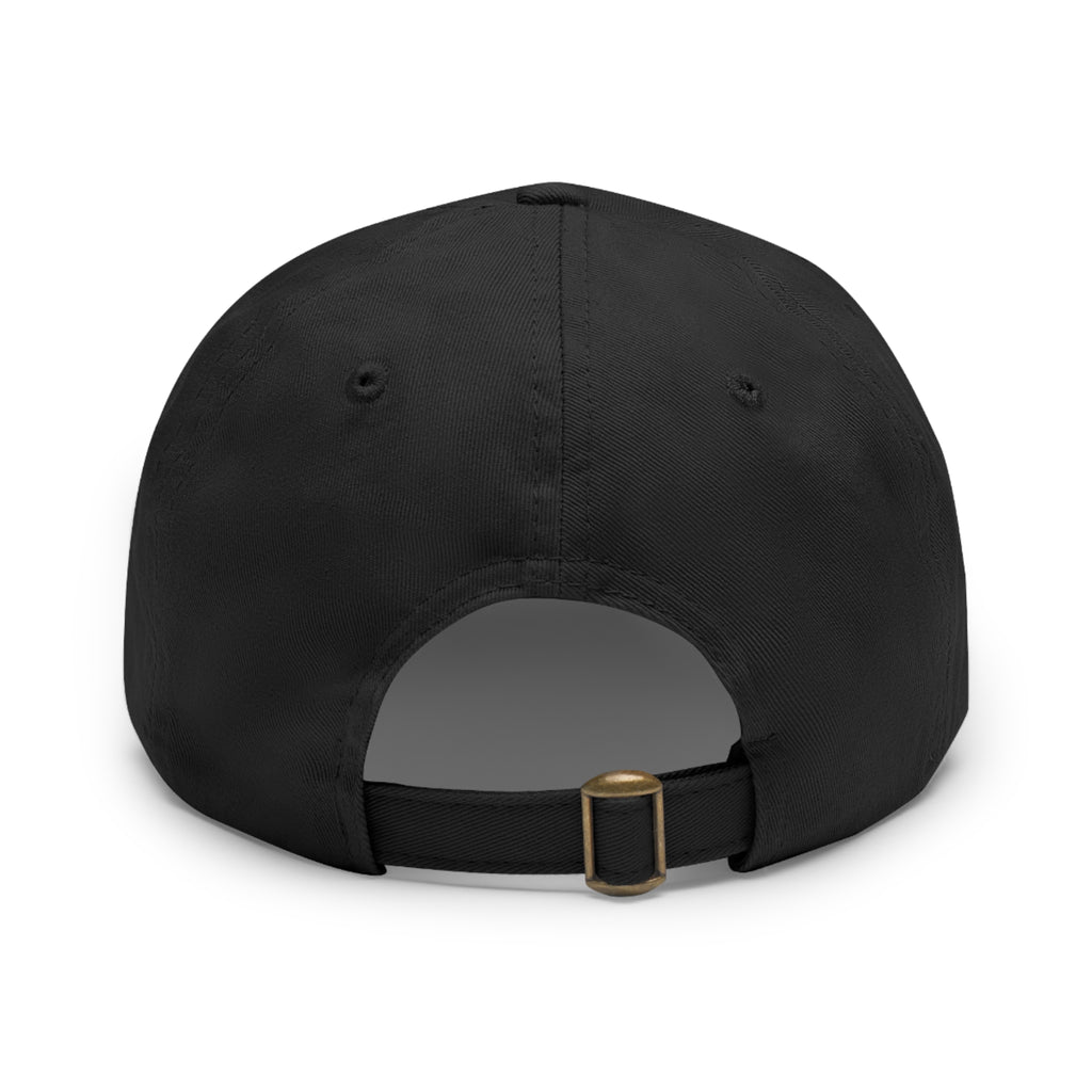 Duxpin | Leather Patch Dad Hat — Duxpin Classic Gold Logo Cap