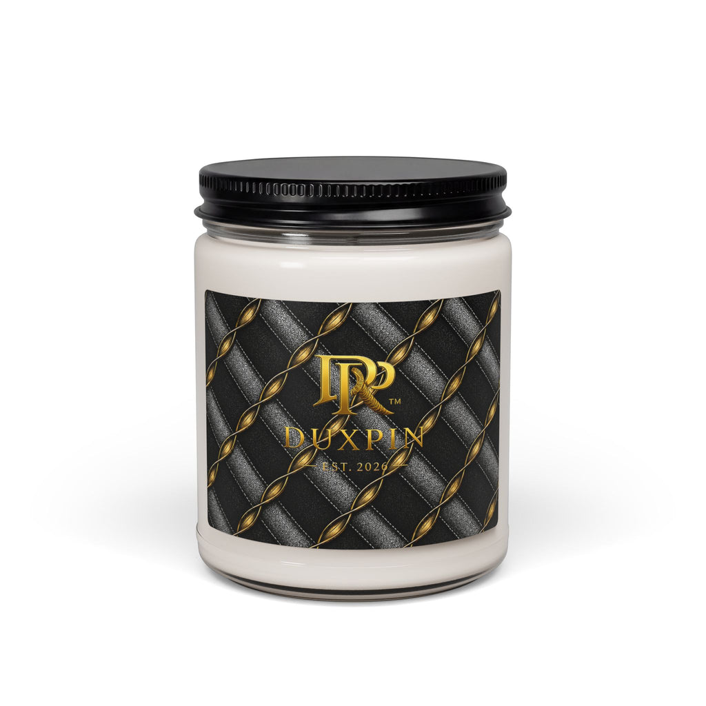 Luxury Gold Chain Soy Candle — 'Duxpin' 9oz Scented Jar