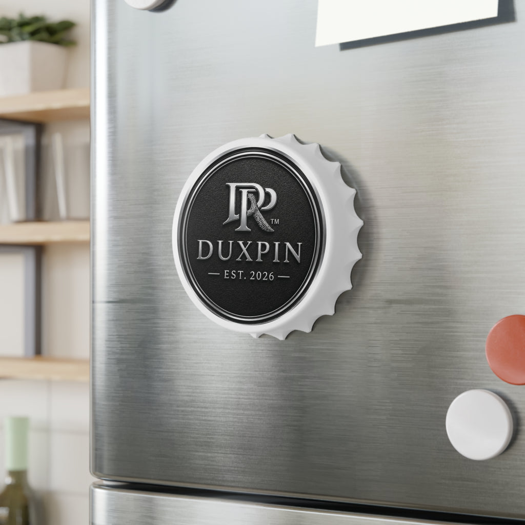 Duxpin Gold Crest Bottle Opener — Established 2026 Metal Cap Opener