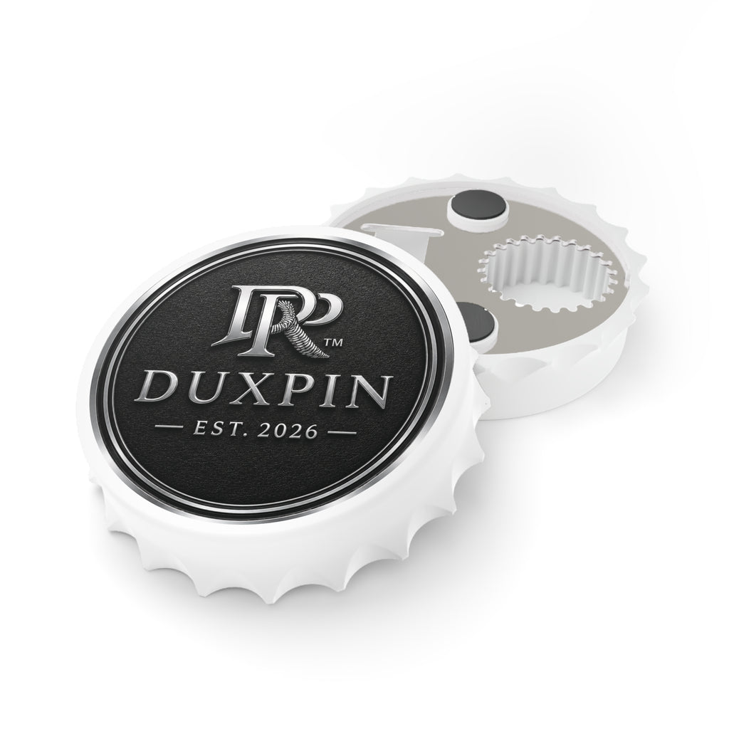 Duxpin Gold Crest Bottle Opener — Established 2026 Metal Cap Opener