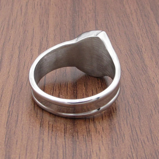 Punk 316L Stainless Steel  Silver Color Hot Sale Men's Motor Biker Mechanic Screw Wrench Ring  Jewelry