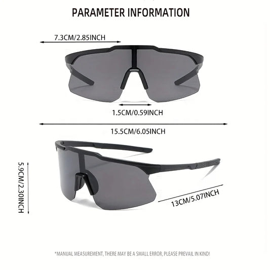 1pc Set Designer Rimless Women Sunglasses Outdoor Driving Men for Cycling Hiking