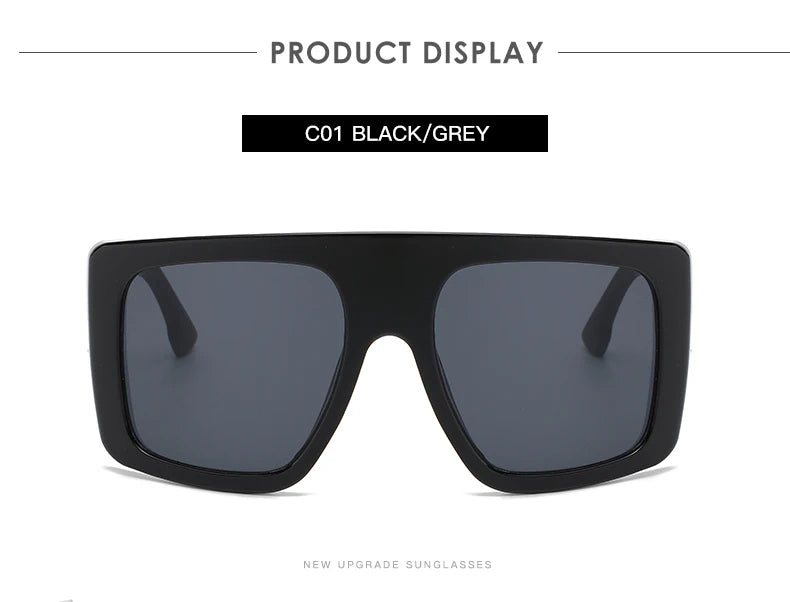 Protective Glasses Oversized Punk Square Sunglasses Y2K Unique Men Trendy Riding Sun Glasses Brand Outdoor New Eyewear UV400