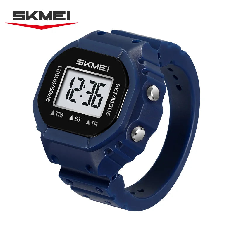 SKMEI 2699 Fashion Women Rings Finger Watches Chronograph LED Party Digital Plastic Watches Lady Rings Jewelry Gift