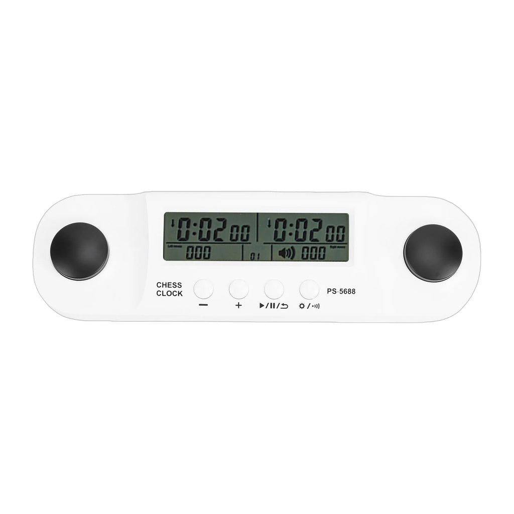 Chess Clock Battery Operated HD Display Chess Timer for International Chess Chinese Chess Competition Portable Game Timer