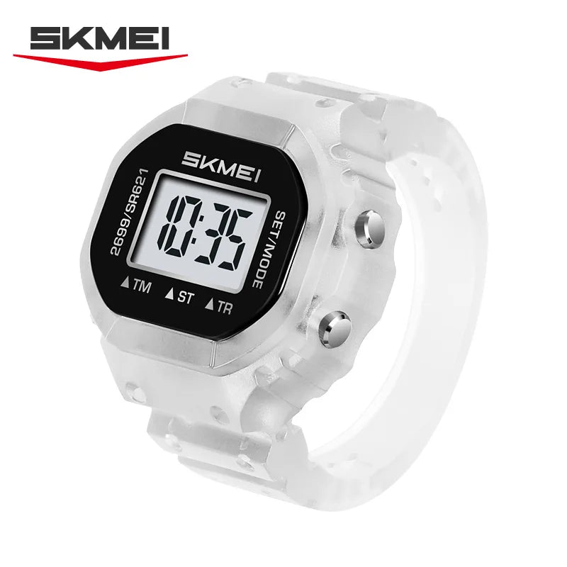 SKMEI 2699 Fashion Women Rings Finger Watches Chronograph LED Party Digital Plastic Watches Lady Rings Jewelry Gift