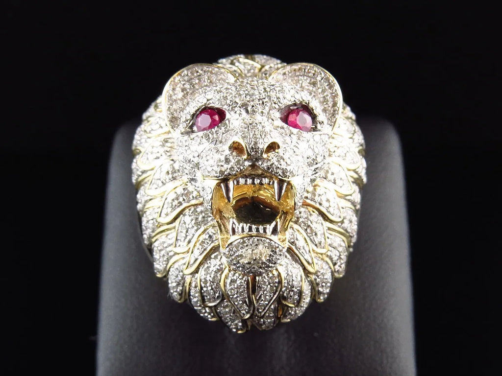 New domineering men's ring, creative lion head shape hot-selling jewelry in Europe and America