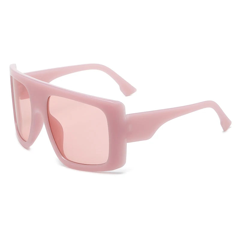 Protective Glasses Oversized Punk Square Sunglasses Y2K Unique Men Trendy Riding Sun Glasses Brand Outdoor New Eyewear UV400