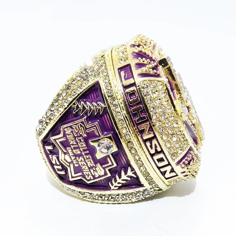 New 2025 Creative Championship ring Set Stainless steel and alloys souvenir Gift for Friends college Baseball Gift Fan ring