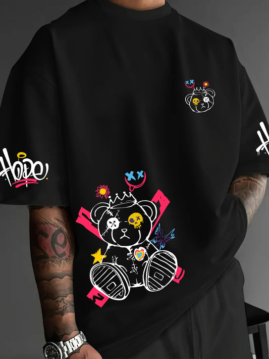 2026 Summer Men's T-shirt with 3D Print Breathable Lightweight Comfortable Fashionable Outdoor Sports Men's T-shirt