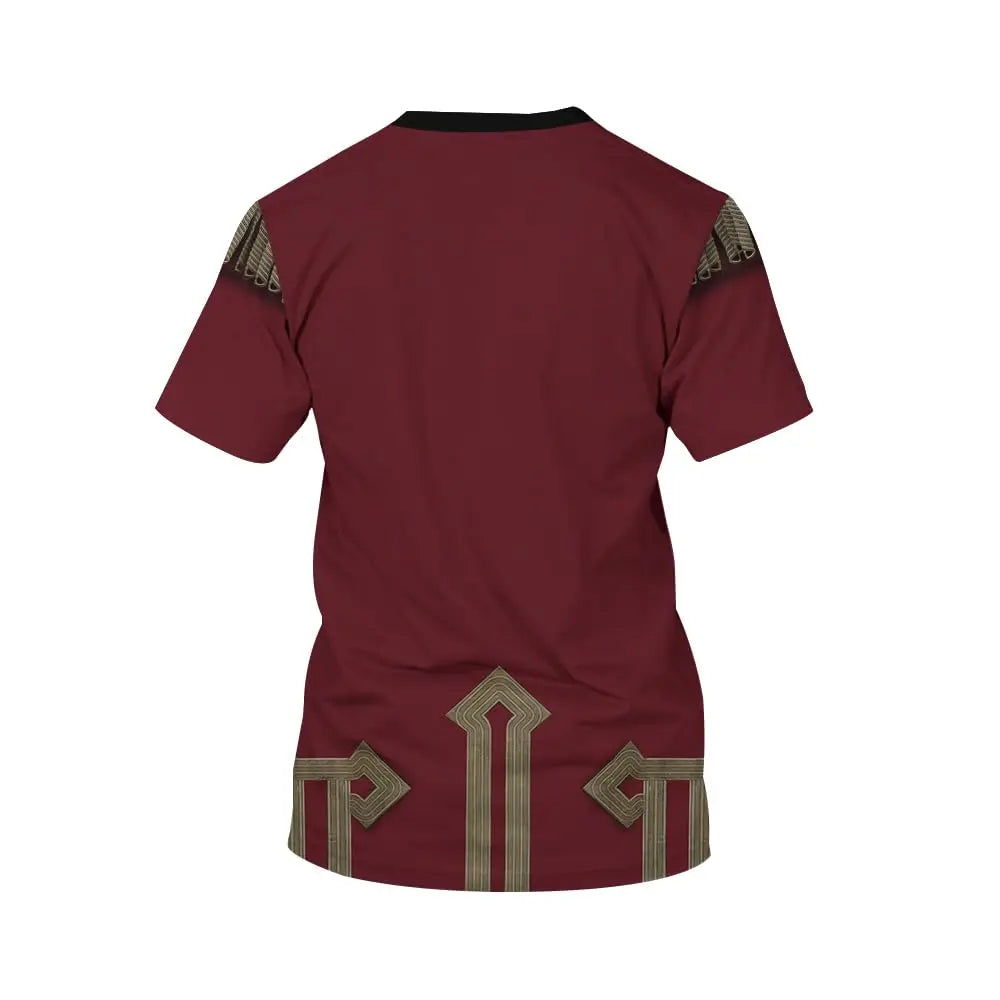 3D Printed Mens Costume Funny T-Shirts Novelty Graphics Short Sleeve Casual Tee Shirt Summer Round Neck Oversized Tshirt Foe Men