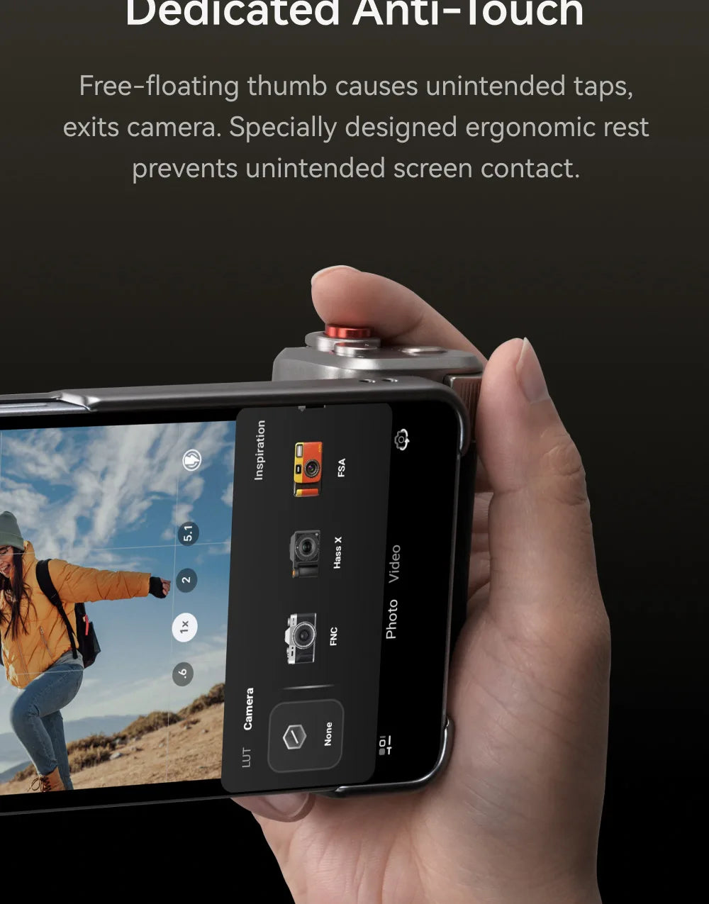 TELESIN Master Grip Kit for SAMSUNG S26 Ultra Magnetic Phone Camera Grip 3200mAh Battery Wireless Charging ND Filter Fill light