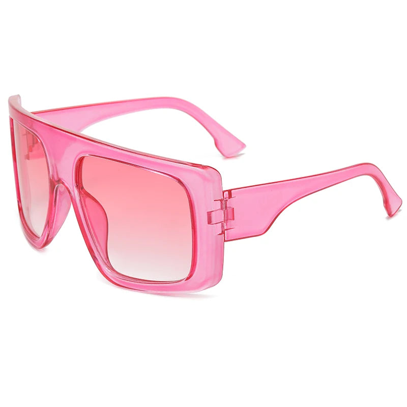 Protective Glasses Oversized Punk Square Sunglasses Y2K Unique Men Trendy Riding Sun Glasses Brand Outdoor New Eyewear UV400