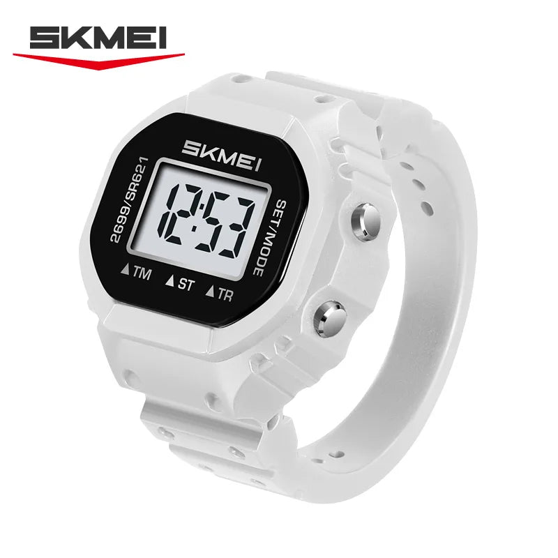 SKMEI 2699 Fashion Women Rings Finger Watches Chronograph LED Party Digital Plastic Watches Lady Rings Jewelry Gift