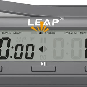 LEAP PQ9921 Chess Clock Digital Chess Timer for Board Games Timer 37 Preset Programme Countdown Bonus/Increment Delay Byo-yomi