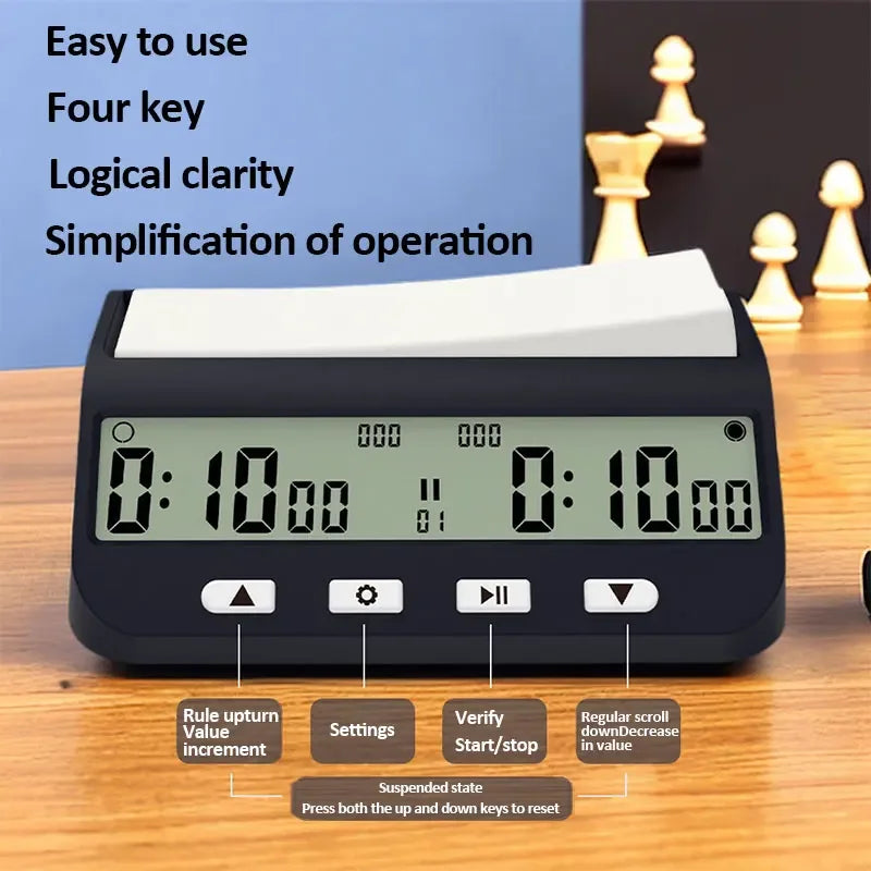 YS9901/YS902 Multipurpose Portable Professional Chess Clock Digital Chess Timer Game Timer Count Up/Down Precise Game Stopwatch