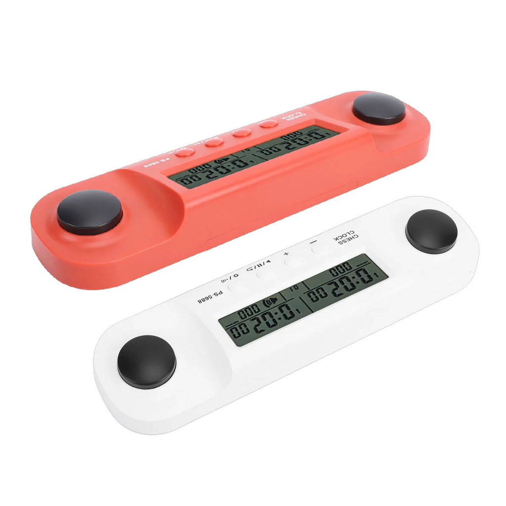 Chess Clock Battery Operated HD Display Chess Timer for International Chess Chinese Chess Competition Portable Game Timer