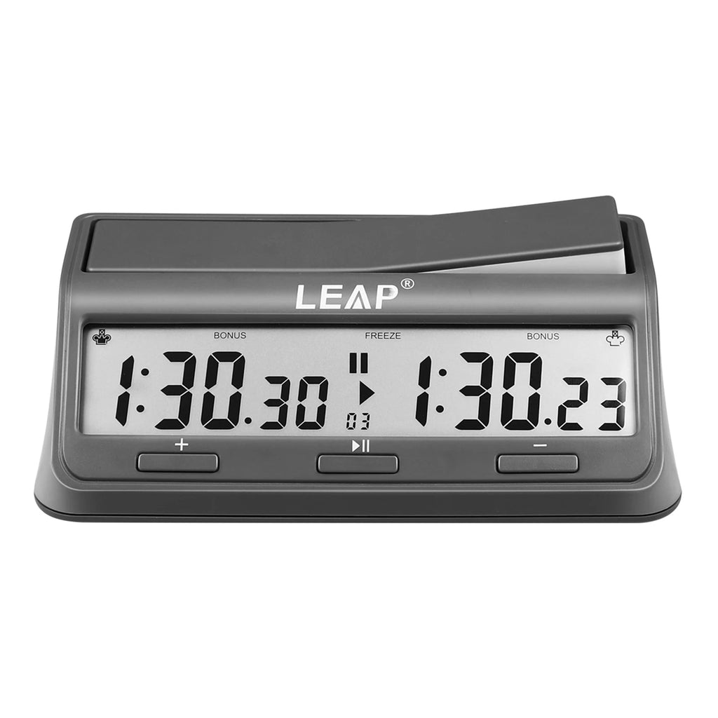 LEAP PQ9921 Chess Clock Digital Chess Timer for Board Games Timer 37 Preset Programme Countdown Bonus/Increment Delay Byo-yomi