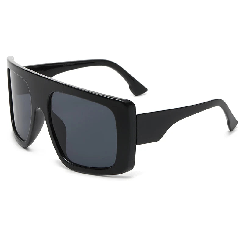 Protective Glasses Oversized Punk Square Sunglasses Y2K Unique Men Trendy Riding Sun Glasses Brand Outdoor New Eyewear UV400