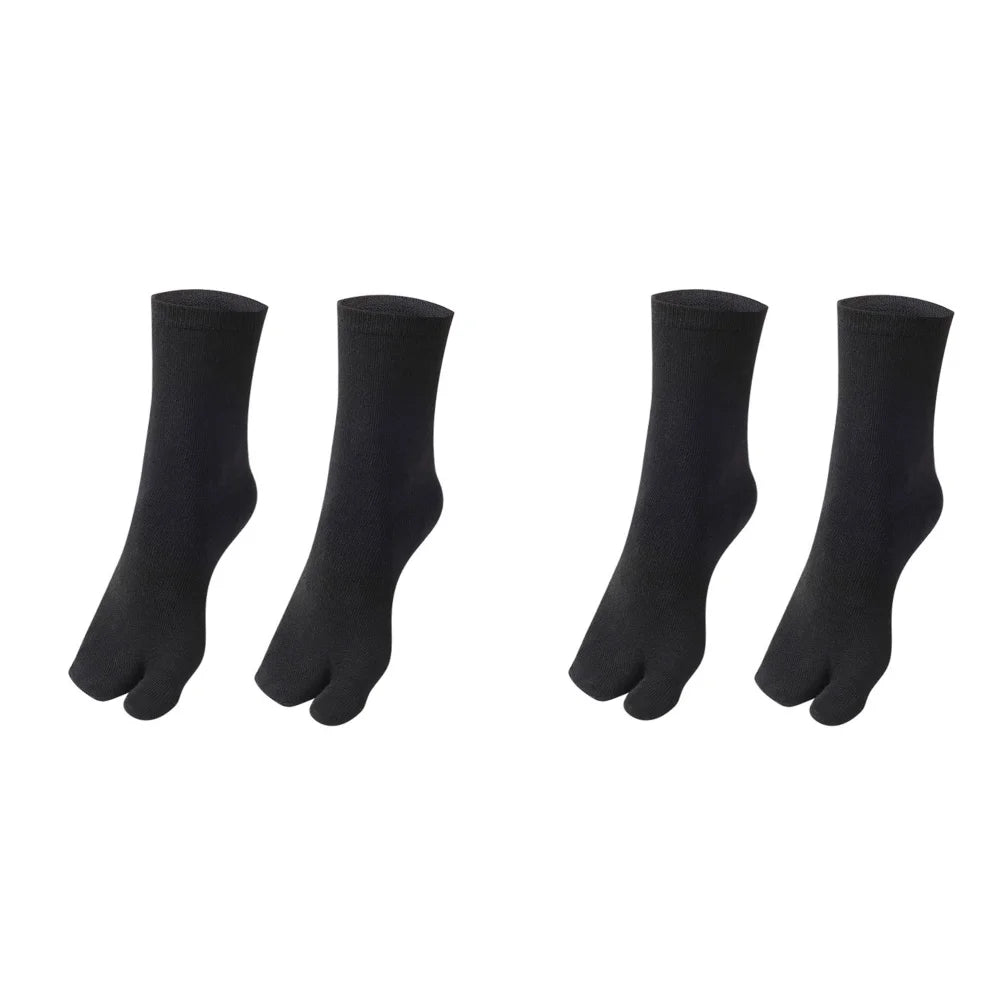 Fashion Japanese Style Tabi Toe Socks for Men Women Summer Fiber Two Finger Socks Kimono Flip Flop Sandal Split Tabi Toe Sock