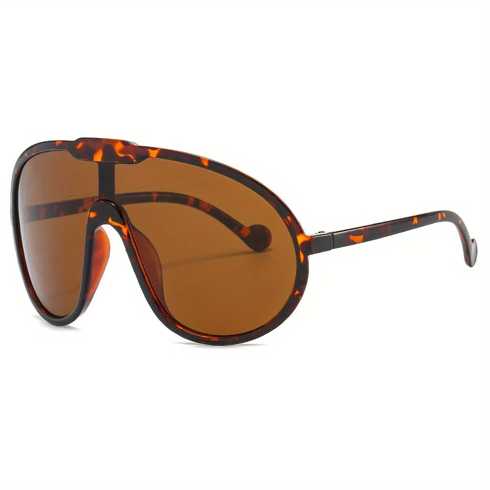 Hiking Oversized Square Anti Light Glasses Women Punk Fashion Big Frame Vintage Cycling Glasses Men Gradient Shades UV400