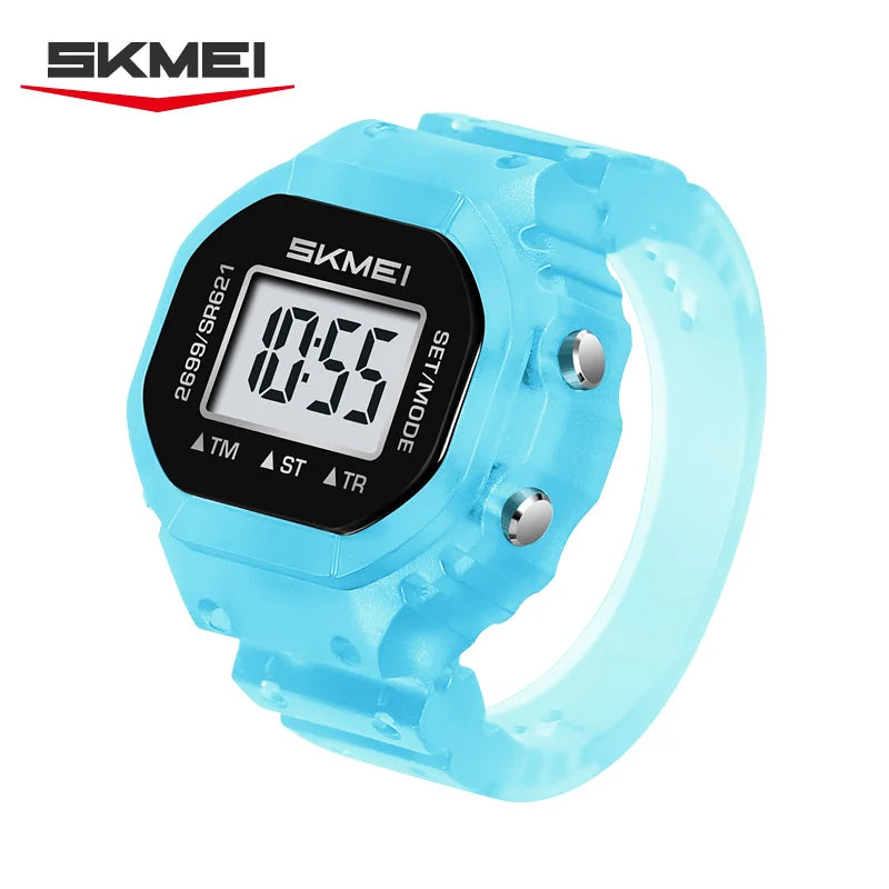 SKMEI 2699 Fashion Women Rings Finger Watches Chronograph LED Party Digital Plastic Watches Lady Rings Jewelry Gift