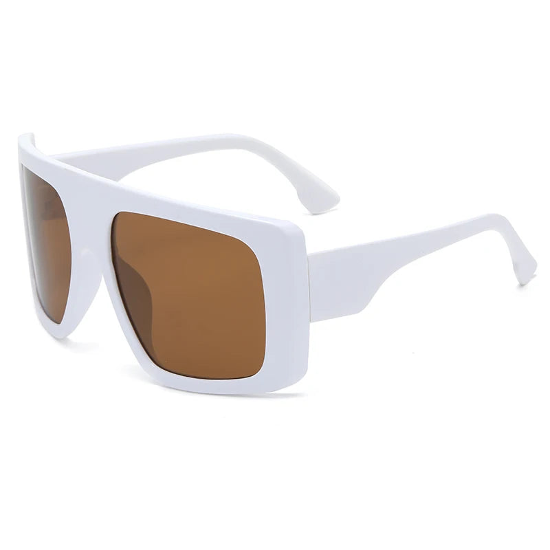 Protective Glasses Oversized Punk Square Sunglasses Y2K Unique Men Trendy Riding Sun Glasses Brand Outdoor New Eyewear UV400
