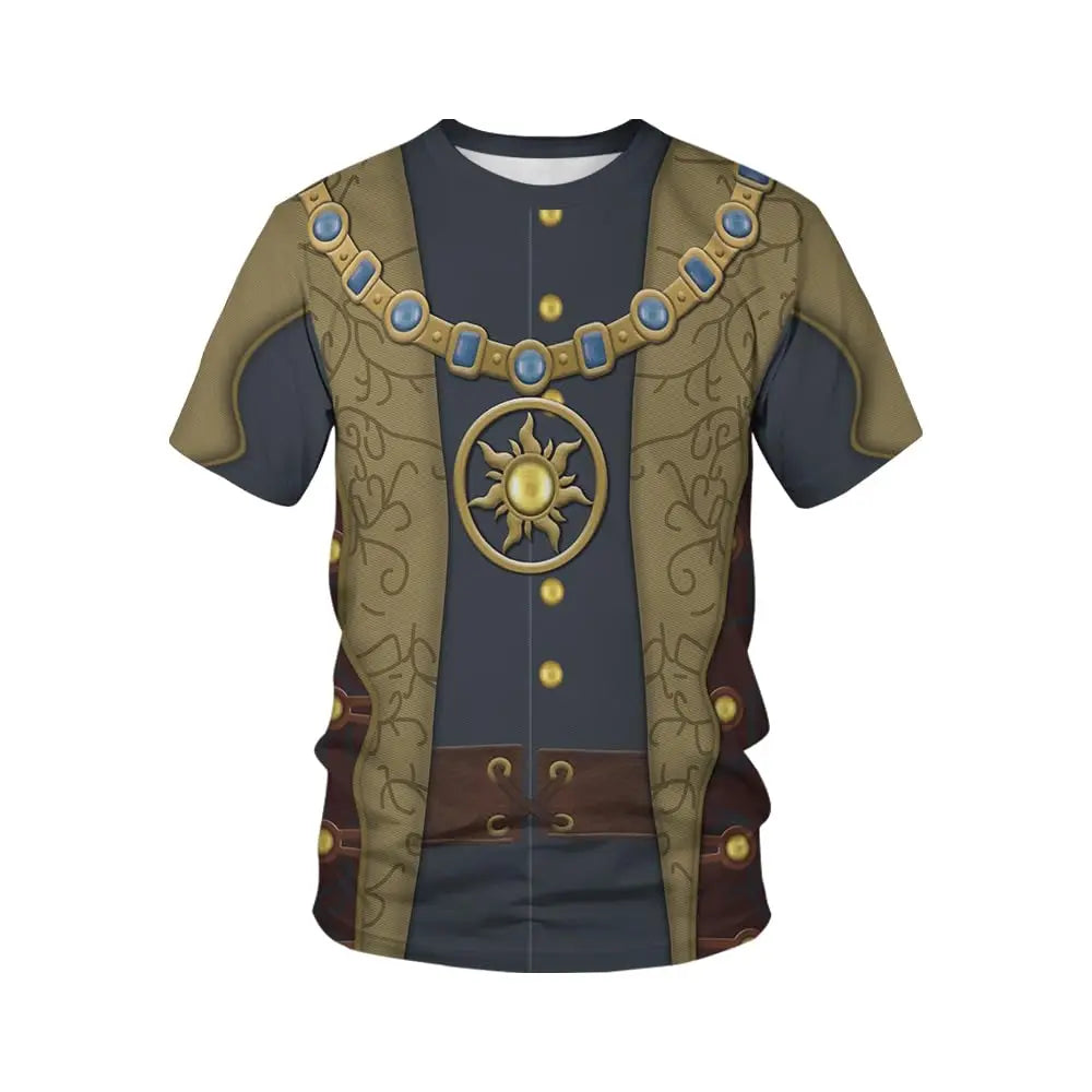 3D Printed Mens Costume Funny T-Shirts Novelty Graphics Short Sleeve Casual Tee Shirt Summer Round Neck Oversized Tshirt Foe Men