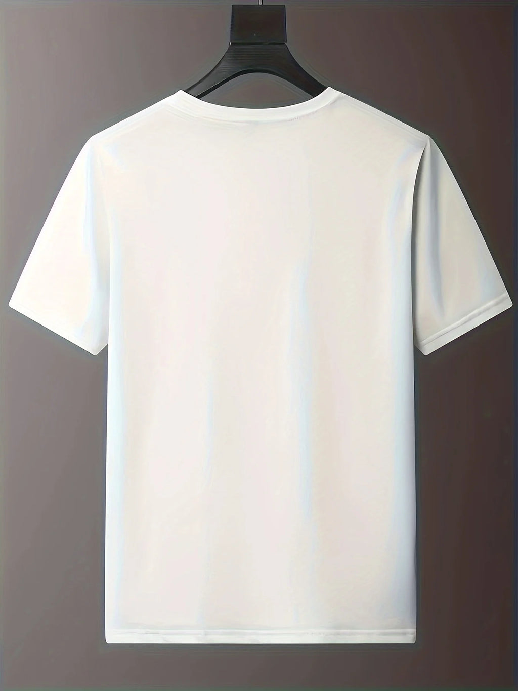 Men's casual round neck T-shirt with unique rabbit skull pattern - the perfect choice for summer