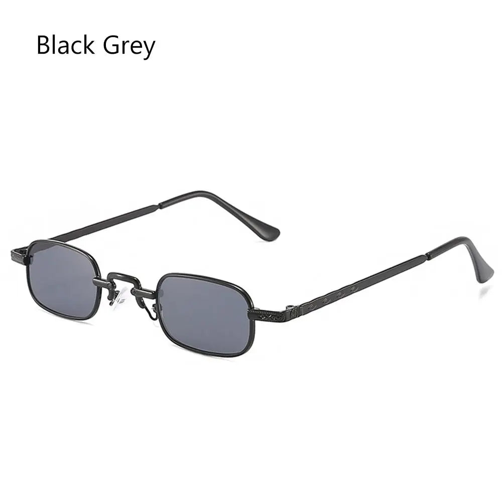 Retro Rectangle Sunglasses Women Brand Designer Small Metal Frame Square Punk Sun Glasses Men Fashion Vintage Oculos De Sol