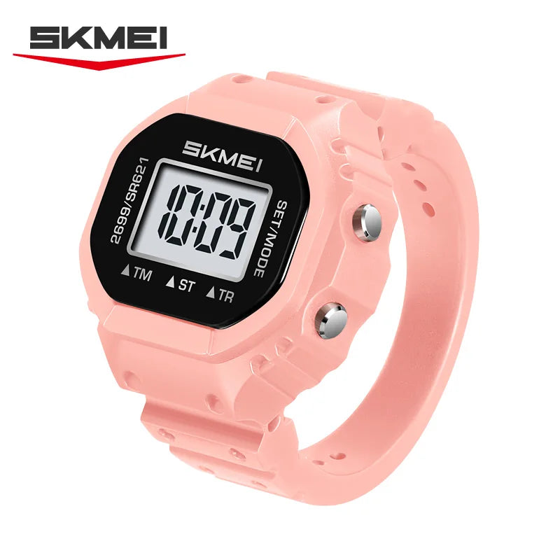 SKMEI 2699 Fashion Women Rings Finger Watches Chronograph LED Party Digital Plastic Watches Lady Rings Jewelry Gift