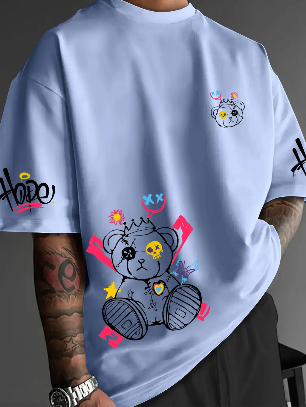 2026 Summer Men's T-shirt with 3D Print Breathable Lightweight Comfortable Fashionable Outdoor Sports Men's T-shirt