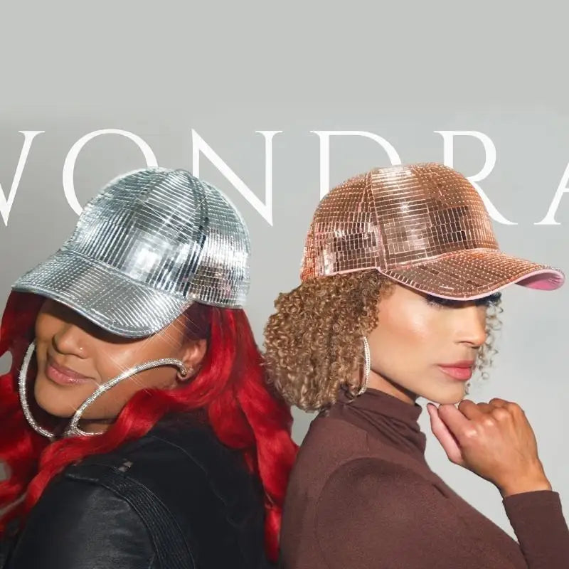 652F Disco Mirror Hat for Adult Glittering Bucket Cap for Bachelorette Party Music Festival Carnival-Show Costume  Hats