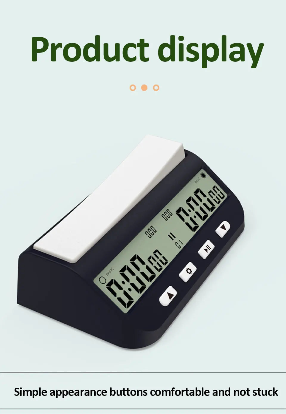 YS9901/YS902 Multipurpose Portable Professional Chess Clock Digital Chess Timer Game Timer Count Up/Down Precise Game Stopwatch