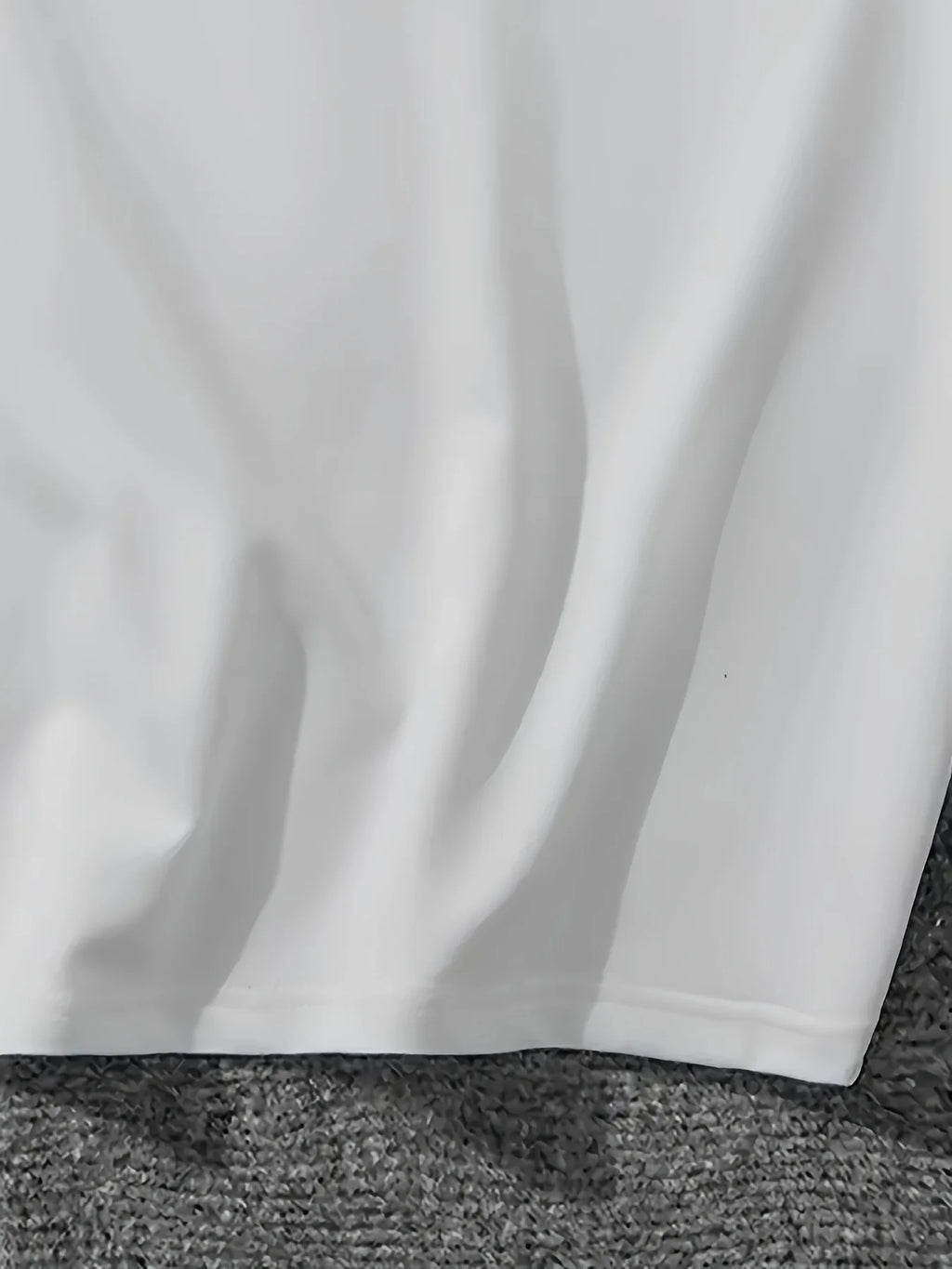 Summer men's 100% pure cotton casual fashionable loose FAITH OVER FEAR letter printed round neck short sleeved T-shirt
