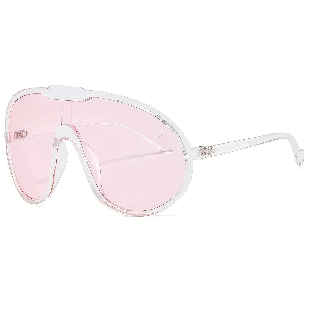 Hiking Oversized Square Anti Light Glasses Women Punk Fashion Big Frame Vintage Cycling Glasses Men Gradient Shades UV400