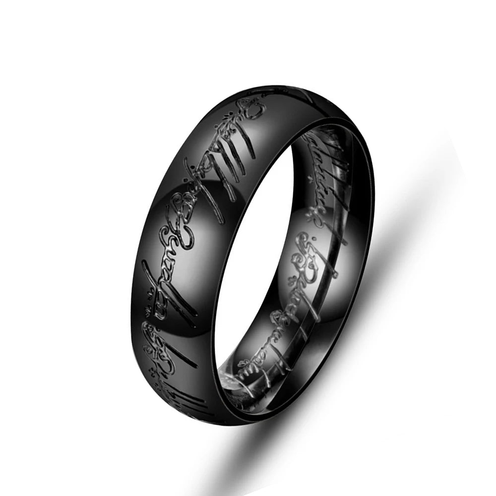 Retro Detailed Stainless Steel 3D Lion Head Rings For Men Punk Gothic Rock Animal Ring Domineering Biker Jewelry Accessories