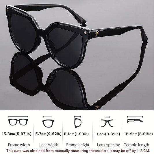 1 piece of fashionable unisex retro square men's and women's classic driving travel rectangular clothing sunglasses, ladies' ret