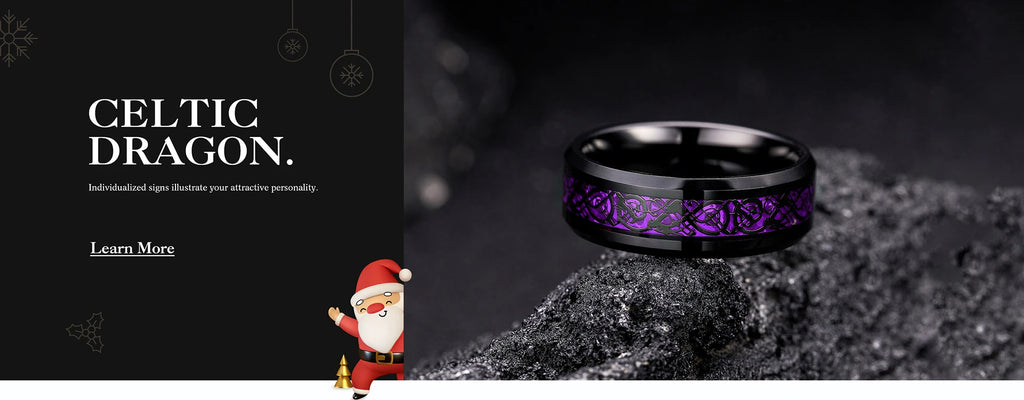 Gold Color Carbon Fiber Inlay Rings For Men, Luxury 8MM Men Gold Color Stainless Steel Rings, Wedding Band Jewelry Drop Shipping