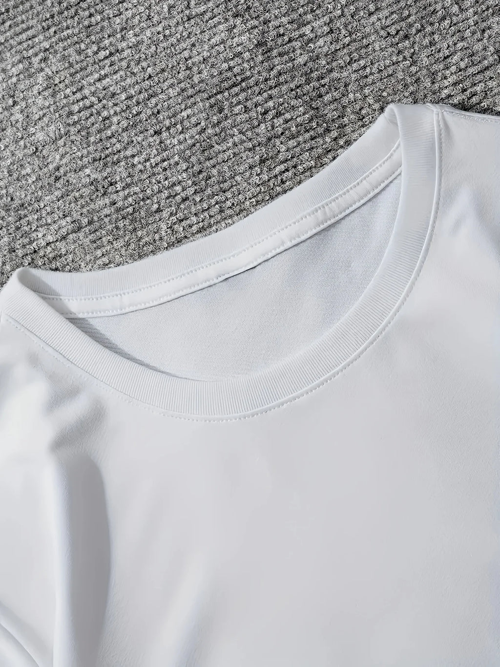 Summer men's 100% pure cotton casual fashionable loose FAITH OVER FEAR letter printed round neck short sleeved T-shirt